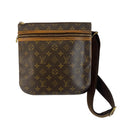 Louis Vuitton Monogram Pochette Bosphore Shoulder Bag Brown Leather