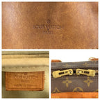 Louis Vuitton Monogram Deauville Boston Bag Brown Gold Leather — view 3