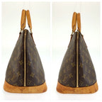 Louis Vuitton Monogram Alma Handbag Brown Gold Leather — view 7
