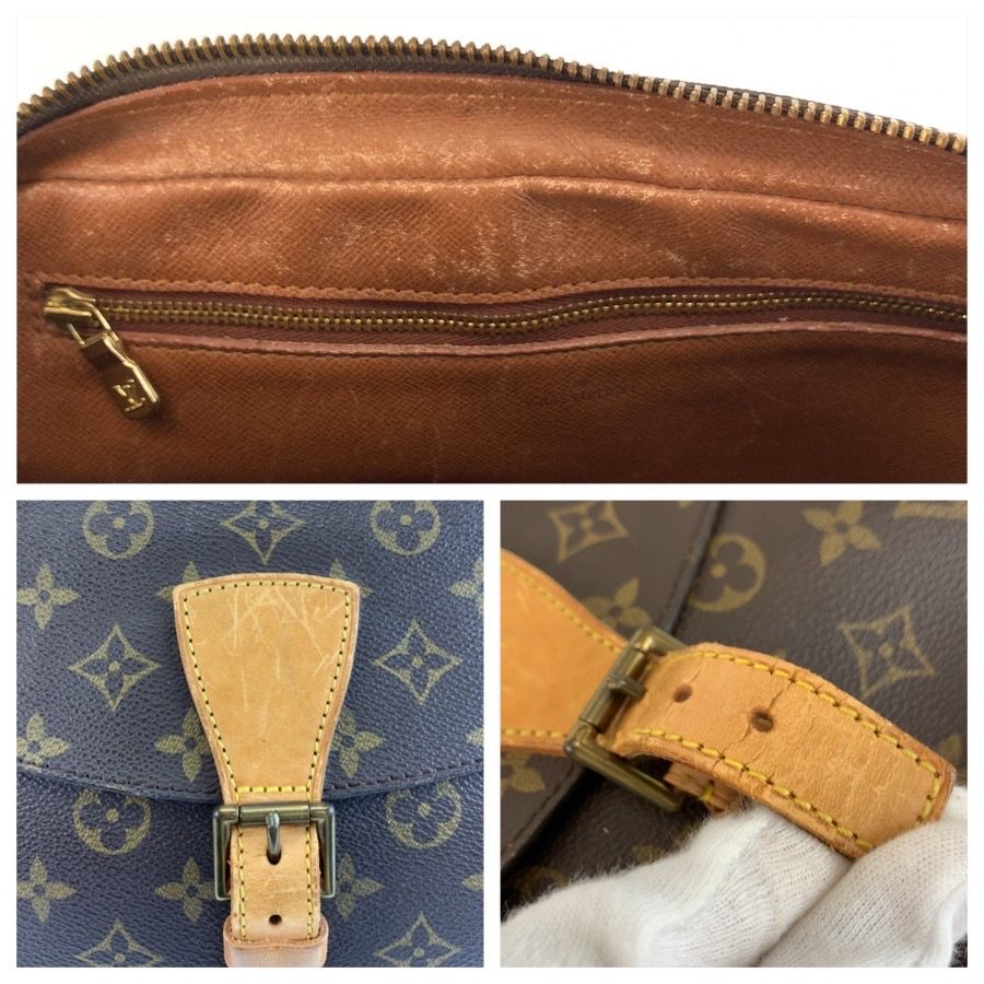 Louis Vuitton Monogram Jeune Fille Shoulder Bag Brown Gold Leather — view 5
