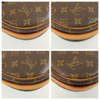 Louis Vuitton Monogram Jeune Fille Shoulder Bag Brown Gold Leather — view 4