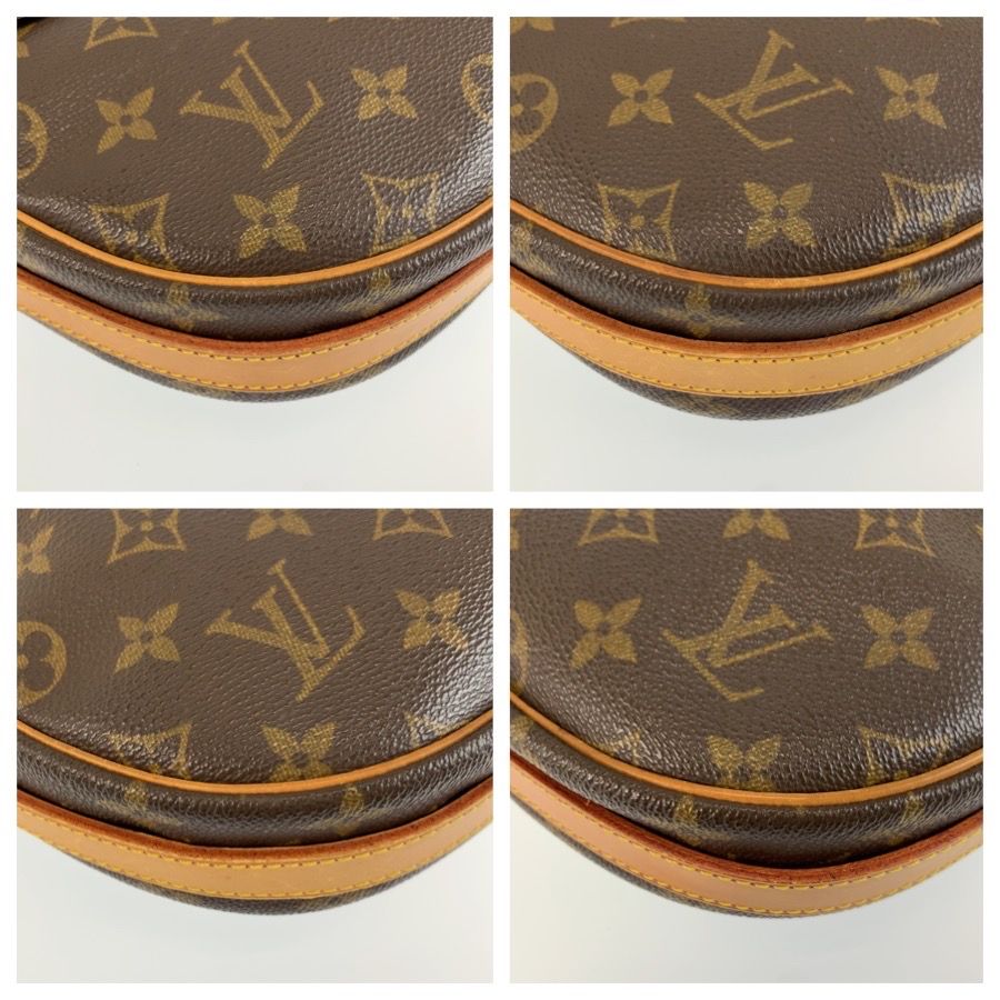 Louis Vuitton Monogram Jeune Fille Shoulder Bag Brown Gold Leather — view 4