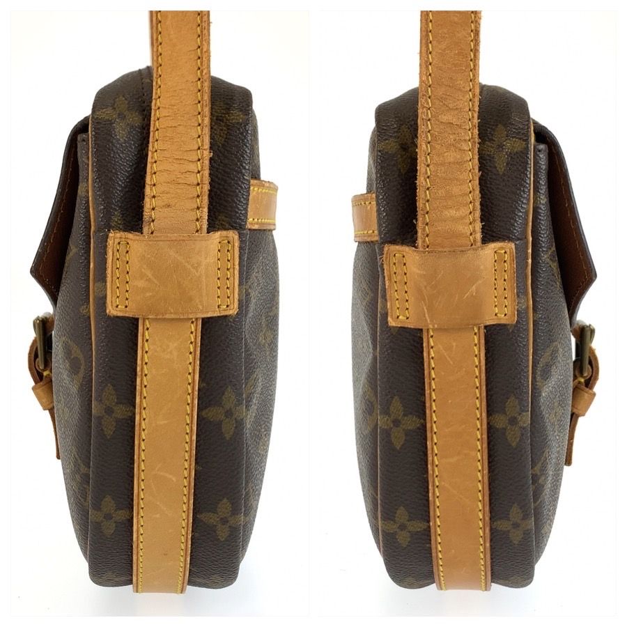 Louis Vuitton Monogram Jeune Fille Shoulder Bag Brown Gold Leather — view 8