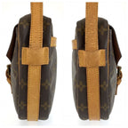 Louis Vuitton Monogram Jeune Fille Shoulder Bag Brown Gold Leather — view 8