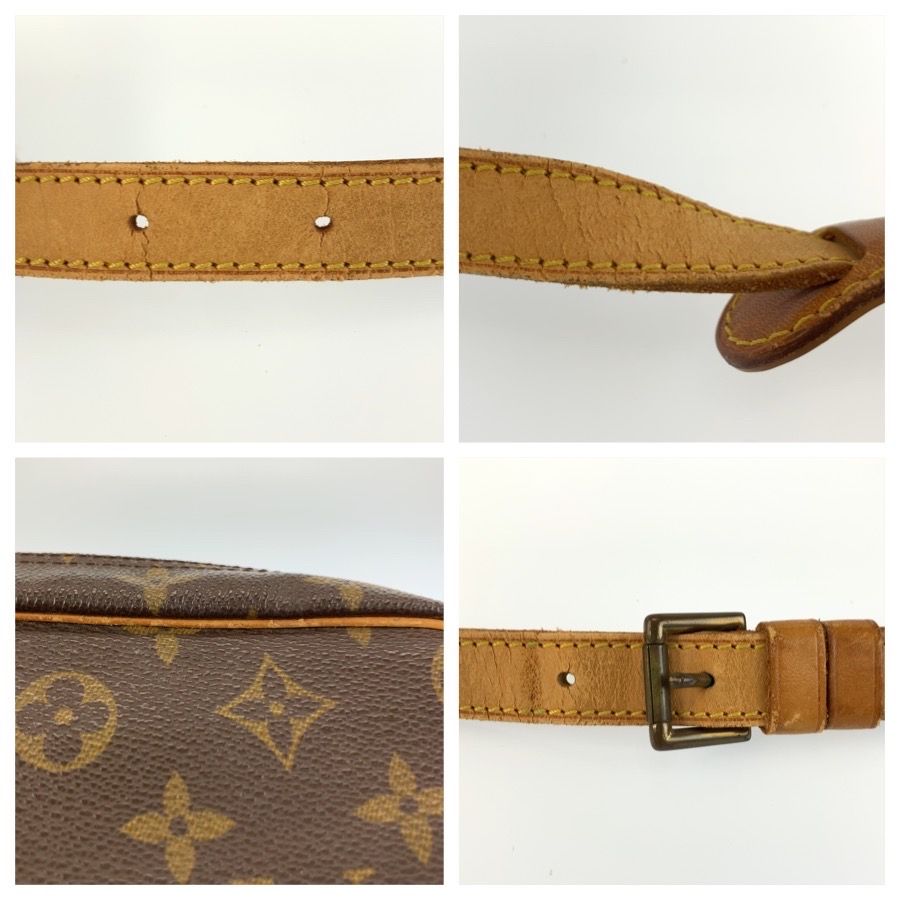 Louis Vuitton Monogram Jeune Fille Shoulder Bag Brown Gold Leather — view 6