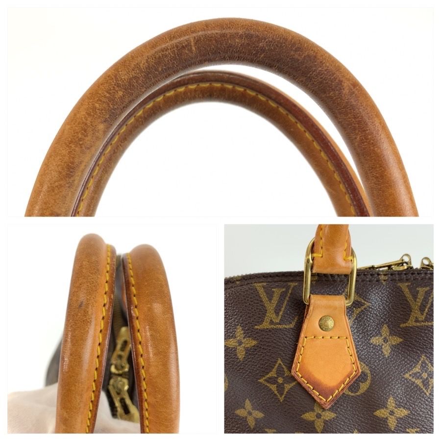 Louis Vuitton Monogram Alma Boston Bag Brown Gold Leather — view 5
