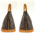 Louis Vuitton Monogram Alma Boston Bag Brown Gold Leather — view 7