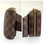 Louis Vuitton Damier Geronimos Belt Bag Waist Pouch Brown Gold — view 7
