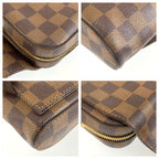 Louis Vuitton Damier Geronimos Belt Bag Waist Pouch Brown Gold — view 4