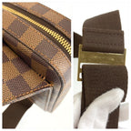 Louis Vuitton Damier Geronimos Belt Bag Waist Pouch Brown Gold — view 5