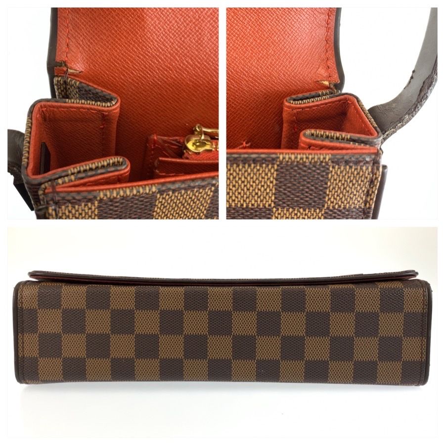 Louis Vuitton Damier Tribeca Carre Shoulder Bag Brown — view 7