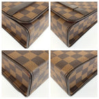 Louis Vuitton Damier Tribeca Carre Shoulder Bag Brown — view 4