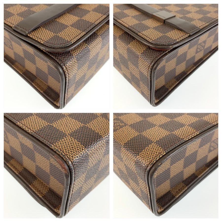 Louis Vuitton Damier Tribeca Carre Shoulder Bag Brown — view 4
