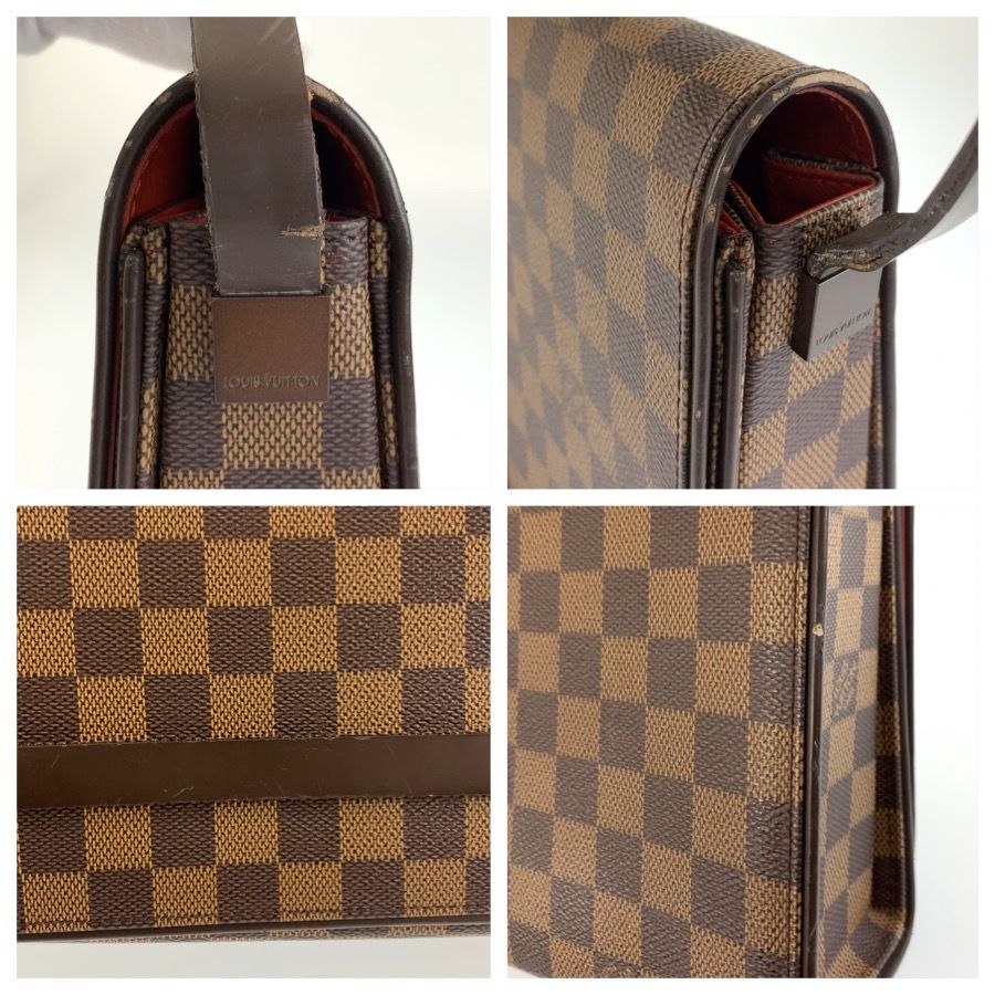 Louis Vuitton Damier Tribeca Carre Shoulder Bag Brown — view 5