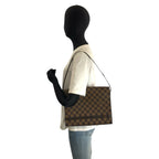 Louis Vuitton Damier Tribeca Carre Shoulder Bag Brown — view 8