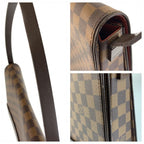 Louis Vuitton Damier Tribeca Carre Shoulder Bag Brown — view 6
