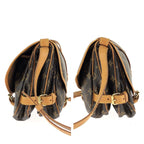 Louis Vuitton Monogram Saumur 30 Shoulder Bag Brown Gold Leather — view 8