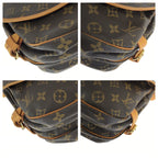 Louis Vuitton Monogram Saumur 30 Shoulder Bag Brown Gold Leather — view 3