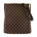 Louis Vuitton Damier Musette Shoulder Bag Brown Gold