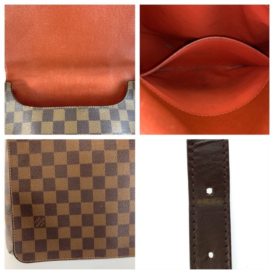 Louis Vuitton Damier Musette Shoulder Bag Brown Gold — view 6