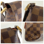 Louis Vuitton Damier Musette Shoulder Bag Brown Gold — view 5