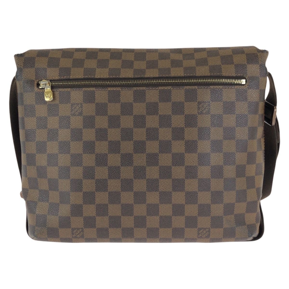 Louis Vuitton Damier Ebene Brooklyn MM Shoulder Bag Brown — view 2