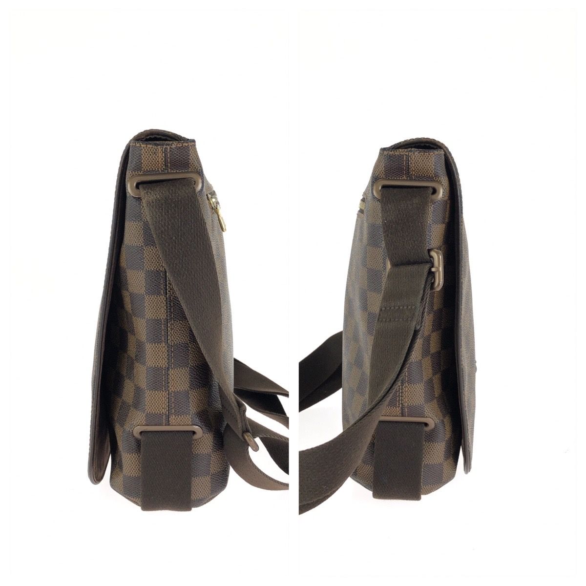Louis Vuitton Damier Ebene Brooklyn MM Shoulder Bag Brown — view 8