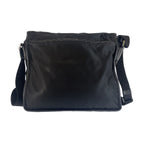 Prada Tessuto Jacquard Logo Shoulder Bag Black Nylon — view 2