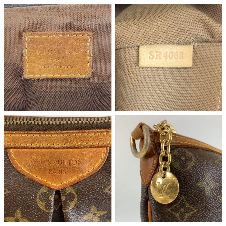 Louis Vuitton Monogram Palermo PM 2-Way Shoulder Bag Brown Gold Leather — view 3