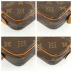 Louis Vuitton Monogram Marly Bandouliere Shoulder Bag Pochette Brown Gold — view 4