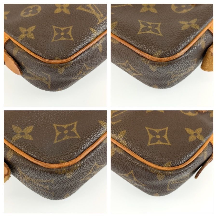Louis Vuitton Monogram Marly Bandouliere Shoulder Bag Pochette Brown Gold — view 4