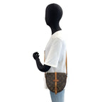 Louis Vuitton Monogram Chantilly PM Shoulder Bag Pochette Brown Gold Leather — view 7