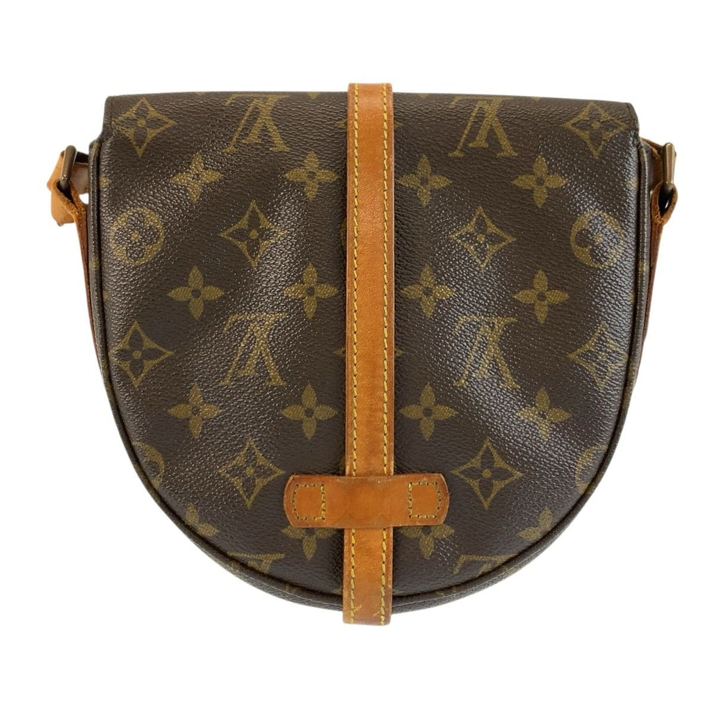 Louis Vuitton Monogram Chantilly PM Shoulder Bag Pochette Brown Gold Leather — view 2