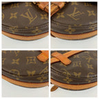 Louis Vuitton Monogram Chantilly PM Shoulder Bag Pochette Brown Gold Leather — view 4