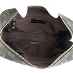 Loewe Repeat Anagram Clutch Black Brown Silver — view 6