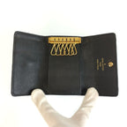 Louis Vuitton Monogram Empreinte Multicles 6 Key Case Noir Black Gold Leather — view 4