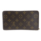 Louis Vuitton Monogram Porto Monnaie Zip Wallet Brown Gold — view 2