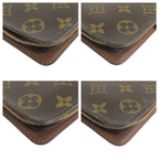 Louis Vuitton Monogram Porto Monnaie Zip Wallet Brown Gold — view 7