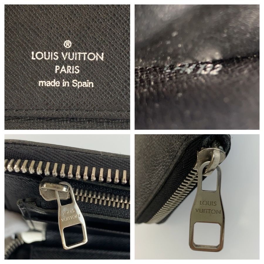 Louis Vuitton Damier Graphite Zippy Wallet Vertical Black Silver — view 3