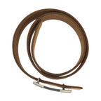 Hermes Constance H Buckle Belt Brown Silver — view 2