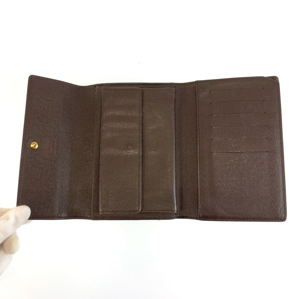 Louis Vuitton Damier Porte Tresor Etui Papiers Fold Wallet Trifold Compact — view 4