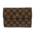 Louis Vuitton Damier Porte Tresor Etui Papiers Fold Wallet Trifold Compact