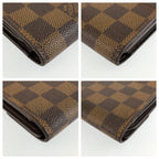 Louis Vuitton Damier Porte Tresor Etui Papiers Fold Wallet Trifold Compact — view 8