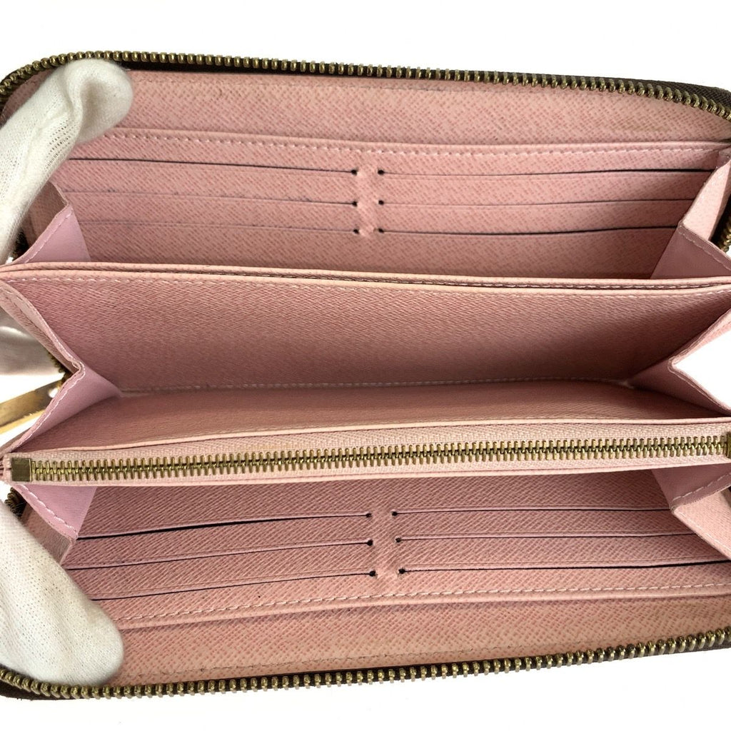 Louis Vuitton Monogram Zippy Wallet Brown Rose Ballerine Gold — view 4