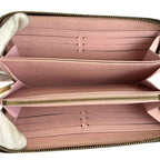 Louis Vuitton Monogram Zippy Wallet Brown Rose Ballerine Gold — view 4