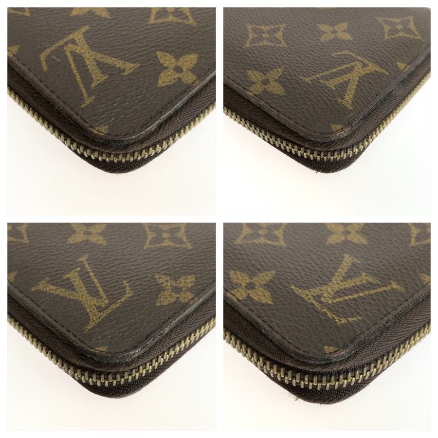 Louis Vuitton Monogram Zippy Wallet Brown Rose Ballerine Gold — view 7