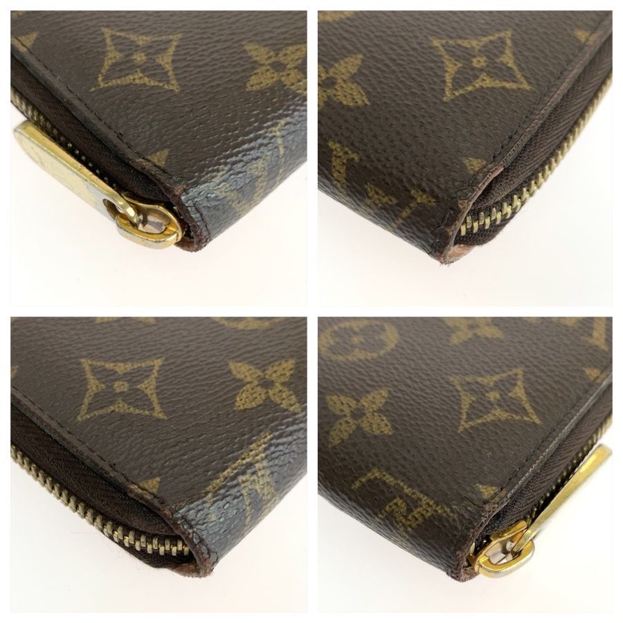 Louis Vuitton Monogram Zippy Wallet Brown Rose Ballerine Gold — view 6