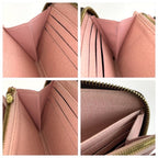 Louis Vuitton Monogram Zippy Wallet Brown Rose Ballerine Gold — view 8