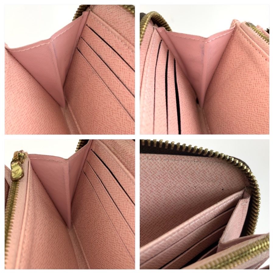 Louis Vuitton Monogram Zippy Wallet Brown Rose Ballerine Gold — view 8