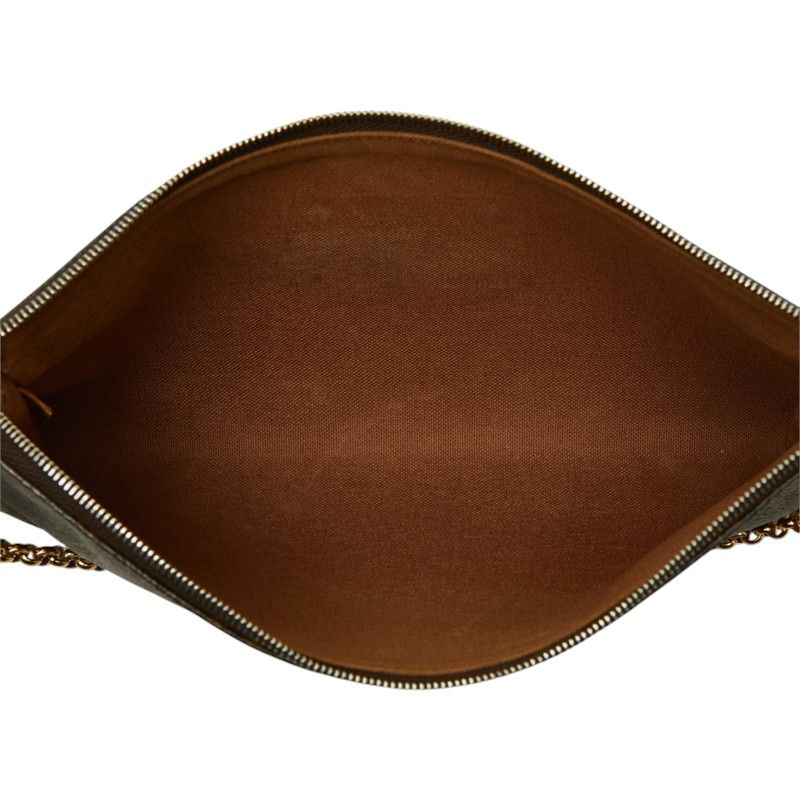 Louis Vuitton Monogram Sophie 2-Way Shoulder Bag Brown Leather — view 8